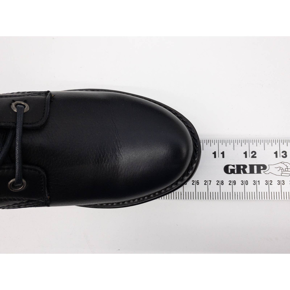 Frye Black Veronica Leather Lace Up Heeled Combat Boots 6.5 - Picture 11 of 12